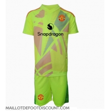 Maillot de football Réplique Manchester United Gardien de but Extérieur Enfant 2024-25 Manche Courte (+ Pantalon court)