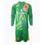 Maillot de football Réplique Manchester United Gardien de but Troisième Enfant 2024-25 Manche Longue (+ Pantalon court)