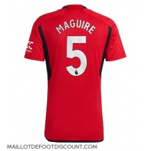 Maillot de football Réplique Manchester United Harry Maguire #5 Domicile 2023-24 Manche Courte