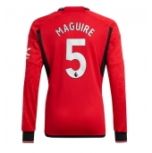 Maillot de football Réplique Manchester United Harry Maguire #5 Domicile 2023-24 Manche Longue