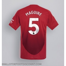 Maillot de football Réplique Manchester United Harry Maguire #5 Domicile 2024-25 Manche Courte