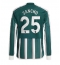 Maillot de football Réplique Manchester United Jadon Sancho #25 Extérieur 2023-24 Manche Longue