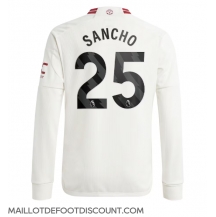 Maillot de football Réplique Manchester United Jadon Sancho #25 Troisième 2023-24 Manche Longue