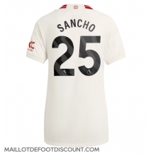 Maillot de football Réplique Manchester United Jadon Sancho #25 Troisième Femme 2023-24 Manche Courte