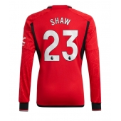 Maillot de football Réplique Manchester United Luke Shaw #23 Domicile 2023-24 Manche Longue