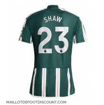 Maillot de football Réplique Manchester United Luke Shaw #23 Extérieur 2023-24 Manche Courte