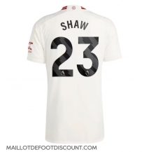 Maillot de football Réplique Manchester United Luke Shaw #23 Troisième 2023-24 Manche Courte