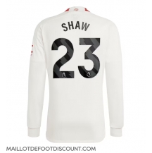Maillot de football Réplique Manchester United Luke Shaw #23 Troisième 2023-24 Manche Longue