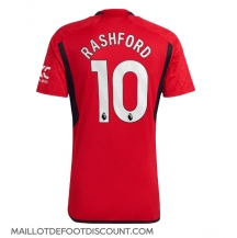 Maillot de football Réplique Manchester United Marcus Rashford #10 Domicile 2023-24 Manche Courte