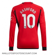 Maillot de football Réplique Manchester United Marcus Rashford #10 Domicile 2023-24 Manche Longue