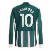 Maillot de football Réplique Manchester United Marcus Rashford #10 Extérieur 2023-24 Manche Longue