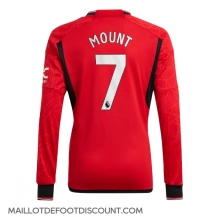 Maillot de football Réplique Manchester United Mason Mount #7 Domicile 2023-24 Manche Longue