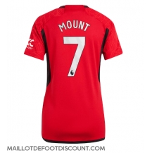 Maillot de football Réplique Manchester United Mason Mount #7 Domicile Femme 2023-24 Manche Courte