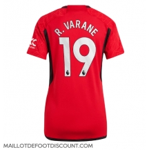 Maillot de football Réplique Manchester United Raphael Varane #19 Domicile Femme 2023-24 Manche Courte