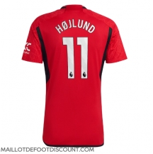 Maillot de football Réplique Manchester United Rasmus Hojlund #11 Domicile 2023-24 Manche Courte