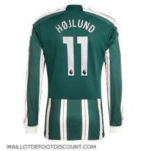 Maillot de football Réplique Manchester United Rasmus Hojlund #11 Extérieur 2023-24 Manche Longue