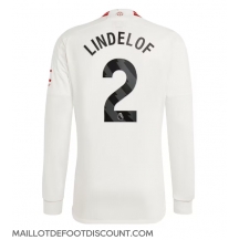 Maillot de football Réplique Manchester United Victor Lindelof #2 Troisième 2023-24 Manche Longue