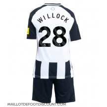 Maillot de football Réplique Newcastle United Joe Willock #28 Domicile Enfant 2024-25 Manche Courte (+ Pantalon court)