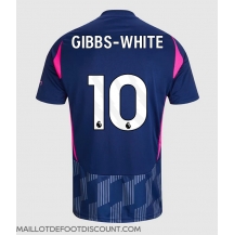 Maillot de football Réplique Nottingham Forest Morgan Gibbs-White #10 Extérieur 2024-25 Manche Courte