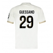 Maillot de football Réplique OGC Nice Evann Guessand #29 Extérieur 2024-25 Manche Courte