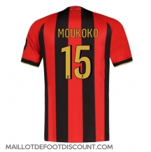 Maillot de football Réplique OGC Nice Youssoufa Moukoko #15 Domicile 2024-25 Manche Courte
