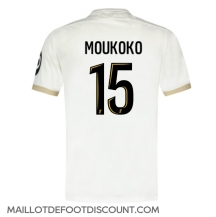 Maillot de football Réplique OGC Nice Youssoufa Moukoko #15 Extérieur 2024-25 Manche Courte