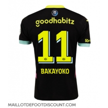 Maillot de football Réplique PSV Eindhoven Johan Bakayoko #11 Extérieur 2024-25 Manche Courte