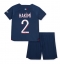 Maillot de football Réplique Paris Saint-Germain Achraf Hakimi #2 Domicile Enfant 2023-24 Manche Courte (+ Pantalon court)