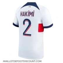 Maillot de football Réplique Paris Saint-Germain Achraf Hakimi #2 Extérieur 2023-24 Manche Courte