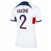 Maillot de football Réplique Paris Saint-Germain Achraf Hakimi #2 Extérieur Femme 2023-24 Manche Courte