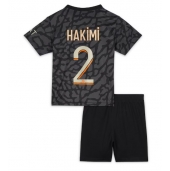 Maillot de football Réplique Paris Saint-Germain Achraf Hakimi #2 Troisième Enfant 2023-24 Manche Courte (+ Pantalon court)