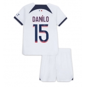 Maillot de football Réplique Paris Saint-Germain Danilo Pereira #15 Extérieur Enfant 2023-24 Manche Courte (+ Pantalon court)