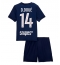 Maillot de football Réplique Paris Saint-Germain Desire Doue #14 Domicile Enfant 2025-26 Manche Courte (+ Pantalon court)