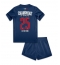 Maillot de football Réplique Paris Saint-Germain Domicile Enfant 2024-25 UCL Champions Manche Courte (+ Pantalon court)