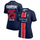 Maillot de football Réplique Paris Saint-Germain Domicile Femme 2024-25 UCL Champions Manche Courte