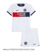 Maillot de football Réplique Paris Saint-Germain Extérieur Enfant 2023-24 Manche Courte (+ Pantalon court)