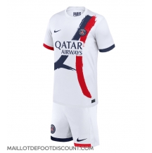 Maillot de football Réplique Paris Saint-Germain Extérieur Enfant 2024-25 Manche Courte (+ Pantalon court)