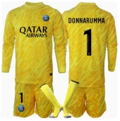 Maillot de football Réplique Paris Saint-Germain Gianluigi Donnarumma #1 Gardien de but Troisième Enfant 2024-25 Manche Longue (+ Pantalon court)