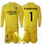 Maillot de football Réplique Paris Saint-Germain Gianluigi Donnarumma #1 Gardien de but Troisième Enfant 2024-25 Manche Longue (+ Pantalon court)