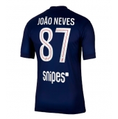 Maillot de football Réplique Paris Saint-Germain Joao Neves #87 Domicile 2025-26 Manche Courte