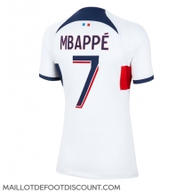 Maillot de football Réplique Paris Saint-Germain Kylian Mbappe #7 Extérieur Femme 2023-24 Manche Courte