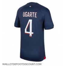 Maillot de football Réplique Paris Saint-Germain Manuel Ugarte #4 Domicile 2023-24 Manche Courte