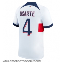 Maillot de football Réplique Paris Saint-Germain Manuel Ugarte #4 Extérieur 2023-24 Manche Courte