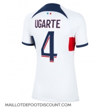 Maillot de football Réplique Paris Saint-Germain Manuel Ugarte #4 Extérieur Femme 2023-24 Manche Courte