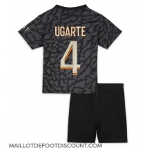 Maillot de football Réplique Paris Saint-Germain Manuel Ugarte #4 Troisième Enfant 2023-24 Manche Courte (+ Pantalon court)