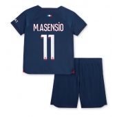 Maillot de football Réplique Paris Saint-Germain Marco Asensio #11 Domicile Enfant 2023-24 Manche Courte (+ Pantalon court)