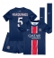 Maillot de football Réplique Paris Saint-Germain Marquinhos #5 Domicile Enfant 2024-25 Manche Courte (+ Pantalon court)