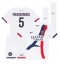 Maillot de football Réplique Paris Saint-Germain Marquinhos #5 Extérieur Enfant 2024-25 Manche Courte (+ Pantalon court)