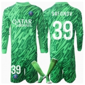Maillot de football Réplique Paris Saint-Germain Matvei Safonov #39 Gardien de but Domicile Enfant 2024-25 Manche Longue (+ Pantalon court)