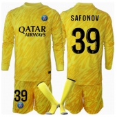 Maillot de football Réplique Paris Saint-Germain Matvei Safonov #39 Gardien de but Troisième Enfant 2024-25 Manche Longue (+ Pantalon court)
